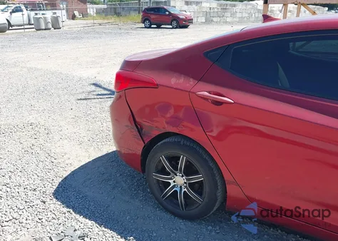 2013 Hyundai Elantra Gls из США, поврежденный, VIN 5NPDH4AE3DH355846